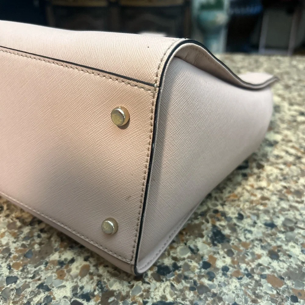 Kate Spade All Leather Cream Handbag - Picture 4 of 6